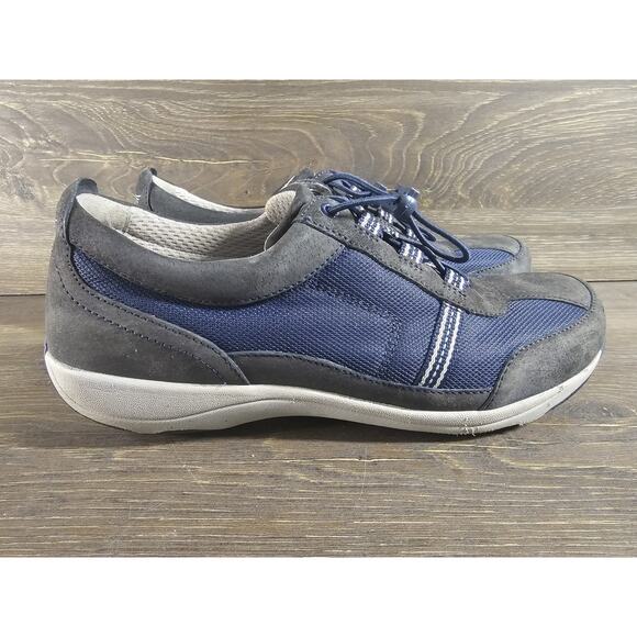Dansko Helen Sneakers Women's US 11.5 EU 42 Suede Bungee Lace Casual Comfort - Picture 2 of 9